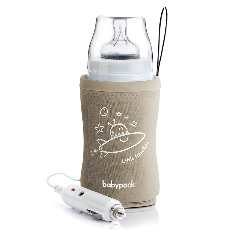 Babypack bottle warmer in beige colour