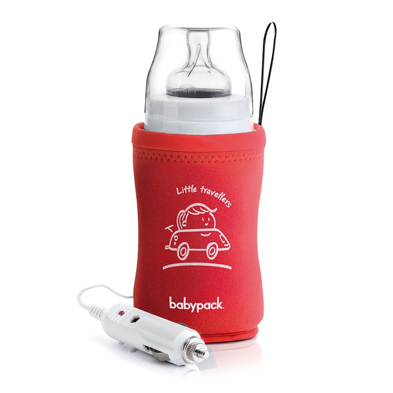 Babypack bottle warmer in red colour