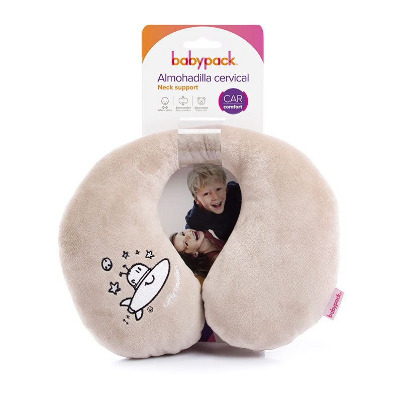 Baby neck support colour beige