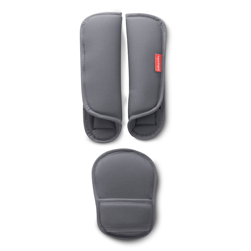 Car seat harness pad colour grey