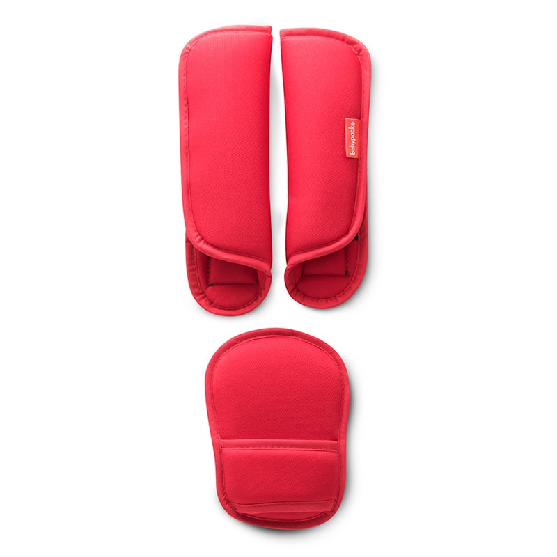 Car seat harness pad colour red