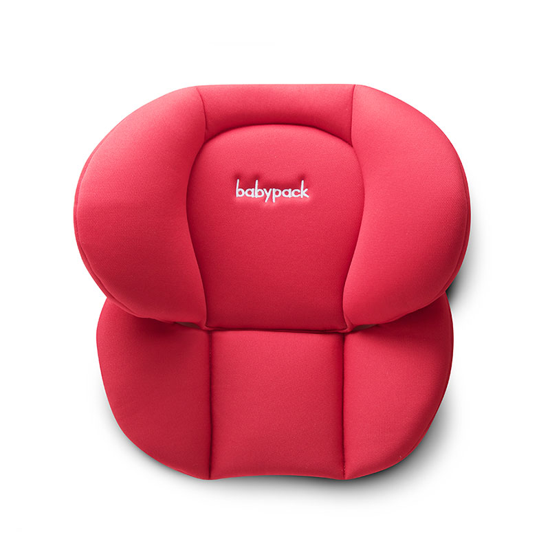 Recambio de reposacabezas rojo Babypack con apoyo cervical para silla infantil de coche