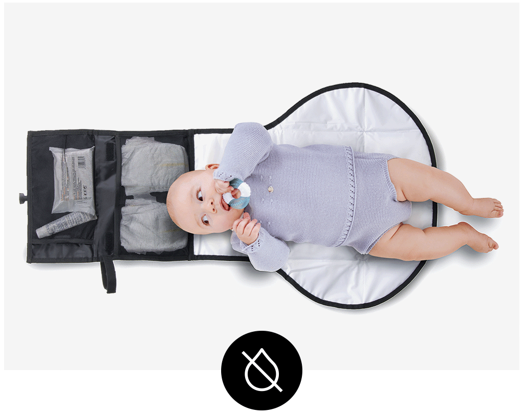 Wide surface to changer you child´s diaper comfortably