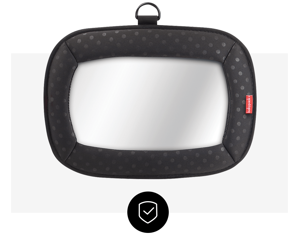 Mirror made on an-shock acrylic material