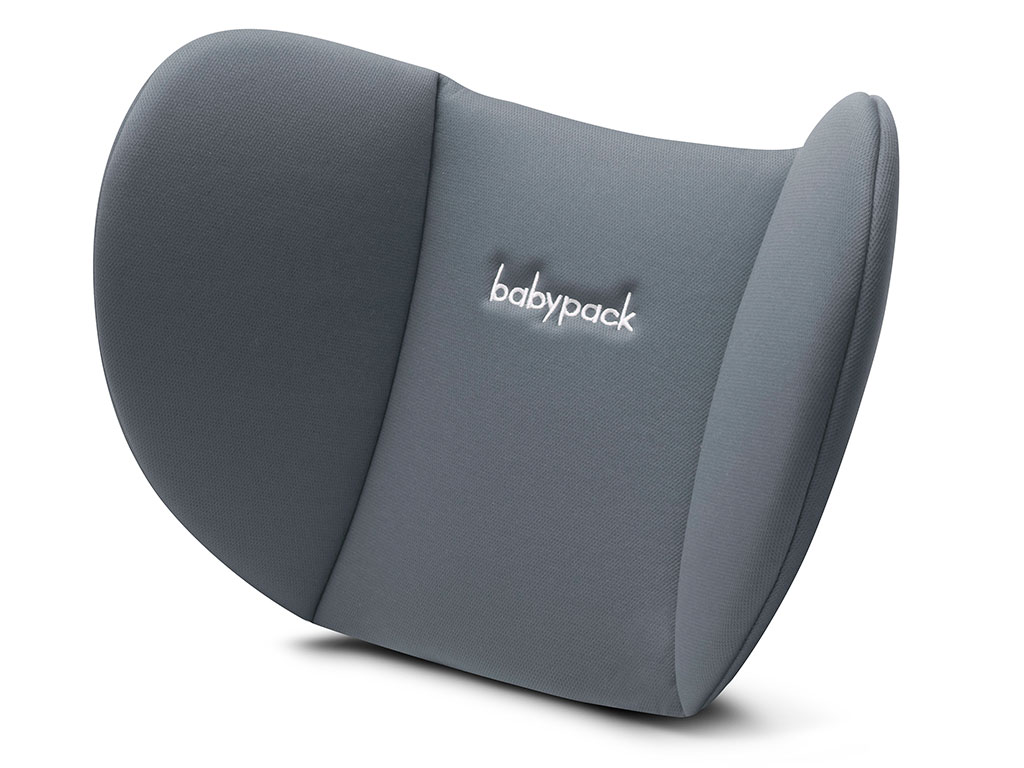 Recambio de reposacabezas Babypack color gris de uso universal para silla infantil de coche y capazo